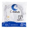 Патч-корд U/UTP кат.6 PC-UTP-RJ45-Cat.6-5m-WH 2xRJ45/8p8c неэкранир. PVC 5м бел. Cabeus 8674c