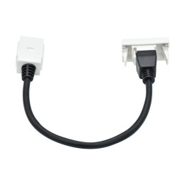 Розетка 1мод. HDMI M/M РКМ-10-00-П бел. PRIMER IEK PR-KK40D-RH-0-1-K01
