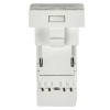 Розетка компьютерная 1мод. PRIMER RJ45 кат.6 РКИ-10-00-П-6 бел. IEK PR-KK40D-RI-0-1-C06U-K01