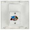 Розетка компьютерная 2мод. PRIMER RJ45 кат.6 РКИ-20-00-П-6 бел. IEK PR-KK40D-RI-0-2-1C06U-K01