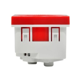 Розетка PRIMER 45град. с заземл. защ. шторки винт. зажим РКС-20-32-П-45 красн. IEK PR-KK40D-RSZH-2-2