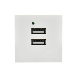 Розетка 2мод. USB A+A 4.2А РКЮ-23-40-П бел. PRIMER IEK PR-KK40D-RU-0-2-AA-K01