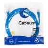 Патч-корд U/UTP кат.6 PC-UTP-RJ45-Cat.6-3m-BL 2xRJ45/8p8c неэкранир. PVC 3м син. Cabeus 8680c