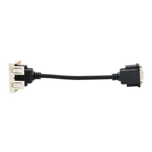 Розетка 1мод. VGA M/M РКМ-10-20-П бел. PRIMER IEK PR-KK40D-RV-0-1-K01