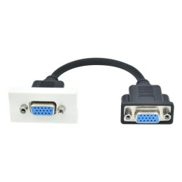 Розетка 2мод. VGA M/M РКМ-20-20-П бел. PRIMER IEK PR-KK40D-RV-0-2-K01