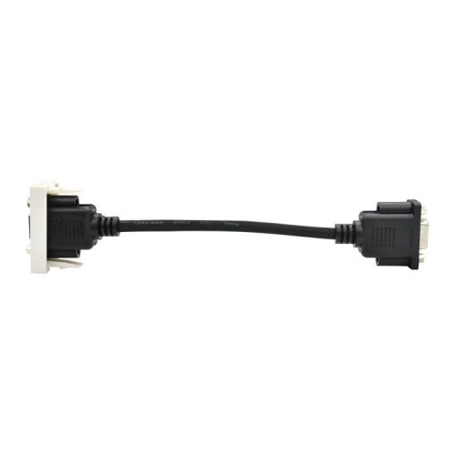 Розетка 2мод. VGA M/M РКМ-20-20-П бел. PRIMER IEK PR-KK40D-RV-0-2-K01