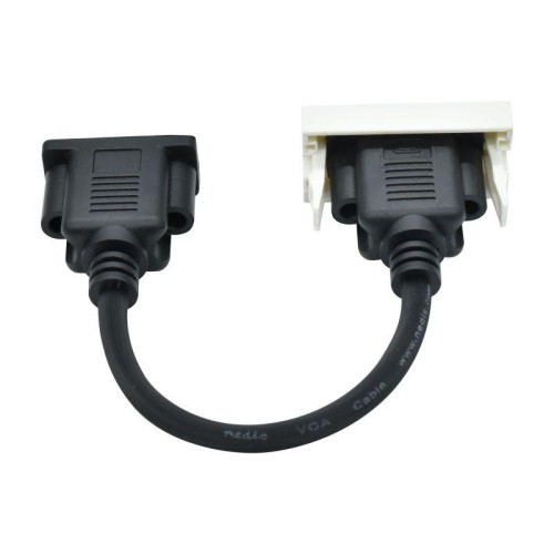 Розетка 2мод. VGA M/M РКМ-20-20-П бел. PRIMER IEK PR-KK40D-RV-0-2-K01