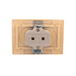 Розетка 2-м Mira без заземл. керамика ясень LEZARD 701-4747-128