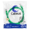 Патч-корд U/UTP кат.6 PC-UTP-RJ45-Cat.6-1m-GN 2xRJ45/8p8c неэкранир. PVC 1м зел. Cabeus 8684c
