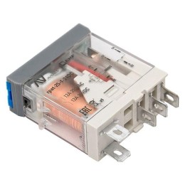 Реле промежуточное с кнопкой и мех. индикацией RPAt 25/1 12А 24В DC AVERES EKF rpat-25-1-24DC