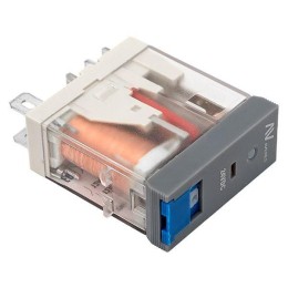 Реле промежуточное с кнопкой и мех. индикацией RPAt 25/1 12А 24В DC AVERES EKF rpat-25-1-24DC