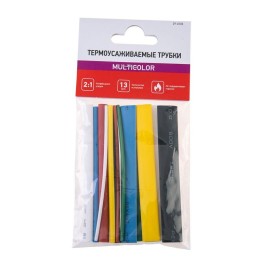 Набор трубок термоусадочных тонкостен. №3 (АССОРТИ) разноцвет. Rexant 29-0103