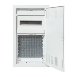 Щит комбинированный встраив. Nova 1 DIN-рейка + 2 монтаж. платы 3 габарит IP41 с метал. перфорирован