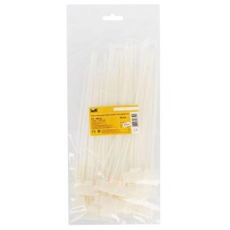 Хомут кабельный ХП1 3х200 бел. с таб. 25х15 (уп.100шт) IEK UHH61-3-200-100