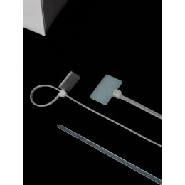 Хомут кабельный ХП1 3х200 бел. с таб. 25х15 (уп.100шт) IEK UHH61-3-200-100