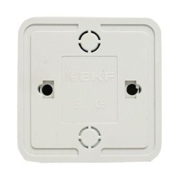 Розетка телефонная 1-м ОП Рим бел. EKF ENT01-034-10