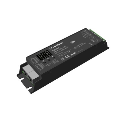 Arlight Декодер SMART-DMX-SUF (12-36V, 4x8A, RJ45) (IP20 Металл, 5 лет)
