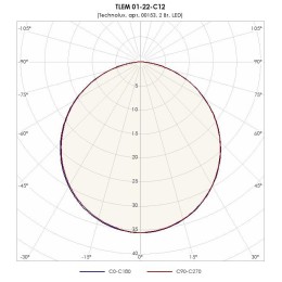 Указатель эвакуационный TLEM 01-22-C12 LED 200х100х24мм "направо/налево" время работы в аварийном ре