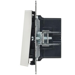 Кнопка звонка BRITE 10А ВС10-1-9-БрБ для отелей с индик. механизм бел. IEK BR-V14-2-10-K01