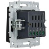 Кнопка звонка BRITE 10А ВС10-1-9-БрЧ для отелей с индик. механизм черн. IEK BR-V14-2-10-K02