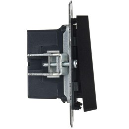 Кнопка звонка BRITE 10А ВС10-1-9-БрЧ для отелей с индик. механизм черн. IEK BR-V14-2-10-K02