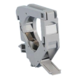 Крепление FP-IE-DIN-KJ-1-GY для Keystone Jack на DIN-рейку в распред. щиты для пром. решен. без бок.