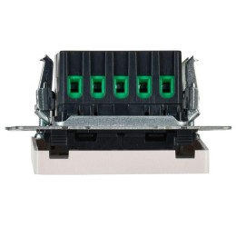 Кнопка звонка BRITE 10А ВС10-1-9-БрЖ для отелей с индик. механизм жемчуж. IEK BR-V14-2-10-K36