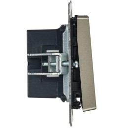 Кнопка звонка BRITE 10А ВС10-1-9-БрШ для отелей с индик. механизм шампань IEK BR-V14-2-10-K37