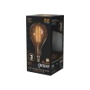 Лампа светодиодная филаментная Black Filament 8Вт A160 грушевидная золотая 2400К тепл. бел. E27 780л