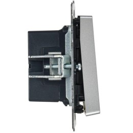 Кнопка звонка BRITE 10А ВС10-1-9-БрА для отелей с индик. механизм алюм. IEK BR-V14-2-10-K47