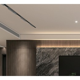 Светильник светодиодный трековый MTR16 1218 18Вт 3000К spot 36град. BL IP20 низковольтный Pro черн.