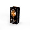Лампа светодиодная филаментная Black Filament 8Вт BT180 золотая 2400К тепл. бел. E27 620лм GAUSS 152
