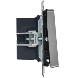 Кнопка звонка BRITE 10А ВС10-1-9-БрС для отелей с индик. механизм сталь IEK BR-V14-2-10-K46