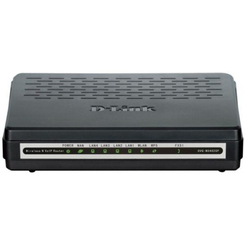 Маршрутизатор беспроводной DVG-N5402SP/1S/C1A с 1 FXS-портом D-Link 1206259