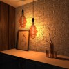 Лампа светодиодная филаментная Black Filament 6Вт Honeycomb золотая 2400К тепл. бел. E27 420лм GAUSS