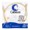 Патч-корд U/UTP кат.6 PC-UTP-RJ45-Cat.6-1m-YL 2xRJ45/8p8c неэкранир. PVC 1м желт. Cabeus 8705c
