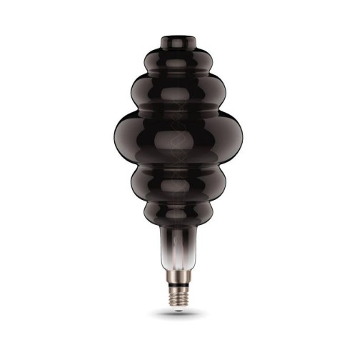 Лампа светодиодная филаментная Black Filament 8Вт Honeycomb тонированная 2700К тепл. бел. E27 380лм