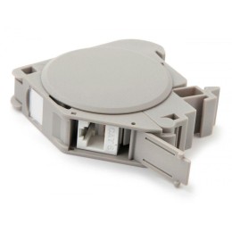 Крепление FP-IE-DIN-KJ-1A-GY для Keystone Jack на DIN-рейку в распред. щиты для пром. решен. с 2-мя
