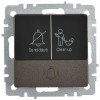 Кнопка звонка BRITE 10А ВС10-1-9-БрТБ для отелей с индик. механизм бронза IEK BR-V14-2-10-K45