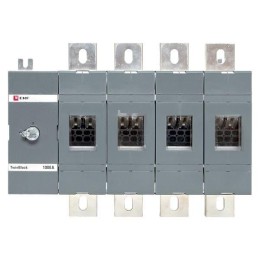 Рубильник 4п 1000А без рукоятки управления TwinBlock EKF tb-s-1000-4p