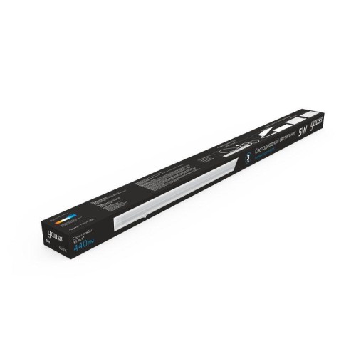 Светильник светодиодный Black 5Вт 6500К IP20 440лм 170-264В 312х22х30мм ДВО линейный накладной бел.