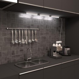 Светильник светодиодный Black 5Вт 6500К IP20 440лм 170-264В 312х22х30мм ДВО линейный накладной бел.