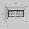 Прожектор Flood 150Вт 6500К 110град. IP65 Maytoni FL001-L150B6K