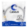 Патч-корд F/UTP кат.6 PC-FTP-RJ45-Cat.6-1.5m-LSZH 2xRJ45/8p8c экранир. LSZH 1.5м сер. Cabeus 7909c