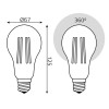 Лампа светодиодная филаментная Basic Filament А70 23Вт 4100К Е27 2400лм GAUSS 40712232
