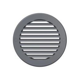 Решетка вентиляционная наружная круглая 161мм фланец 125 сер. StreetLine ERA 12РКН сер