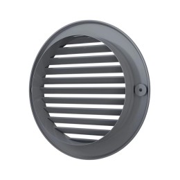 Решетка вентиляционная наружная круглая 161мм фланец 125 сер. StreetLine ERA 12РКН сер
