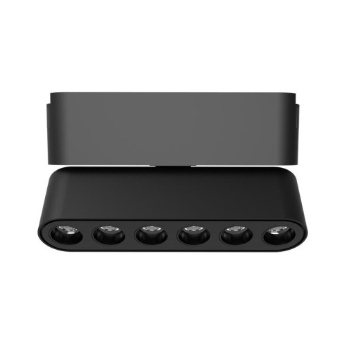Светильник светодиодный трековый MTR16 1306R 6Вт 3000К spot 36град. BL IP20 низковольтный Pro черн.
