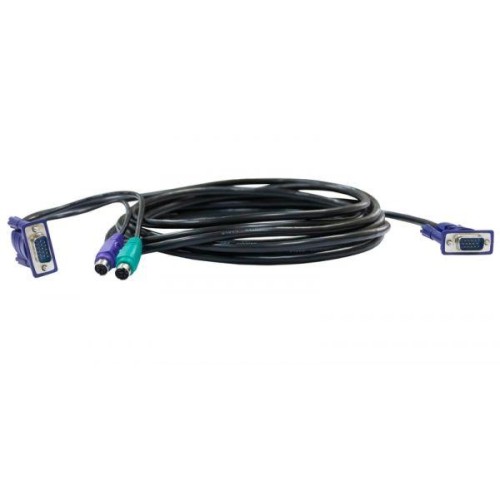 Кабель KVM DKVM-CB5/B1A дл.5м с разъемами VGA и PS/2 для DKVM-4K/B D-Link 1108884