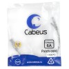Патч-корд S/FTP кат.6A PC-SSTP-RJ45-Cat.6a-0.3m-LSZH 2xRJ45/8p8c экранир. LSZH (10G) 0.3м сер. Cabeu